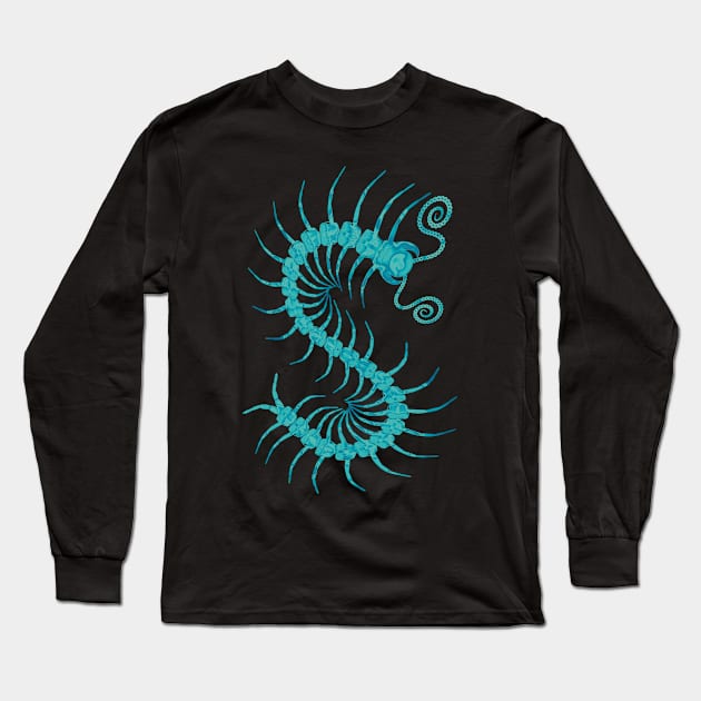 Diamond Centipede Long Sleeve T-Shirt by IgorAndMore